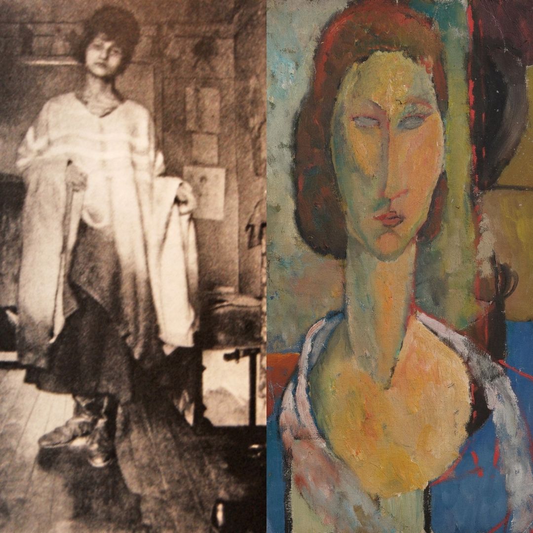 portrait et autoportrait de Jeanne Hébuterne