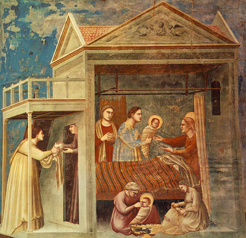Scène religieuse de la maternité