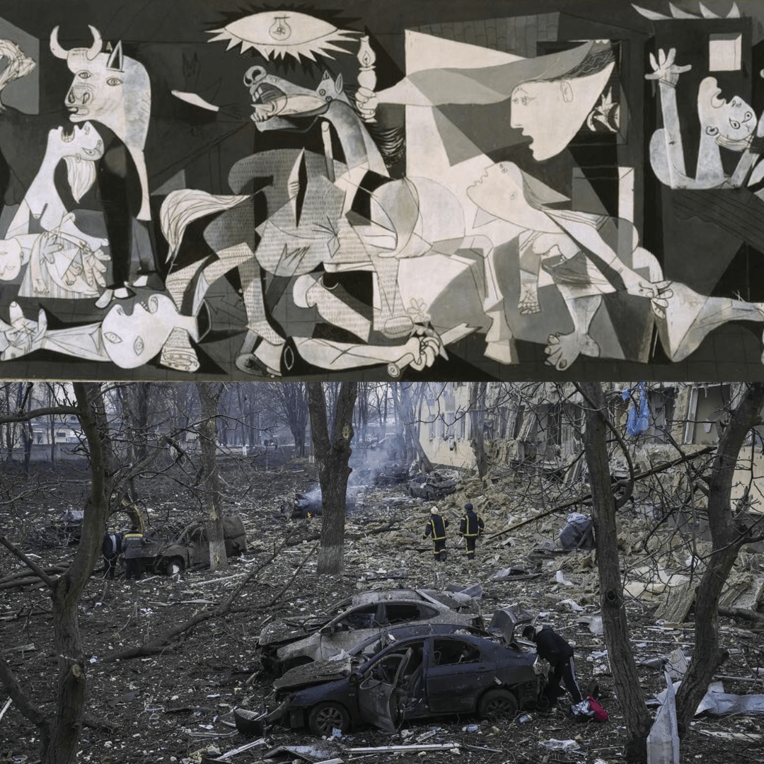 Dichotomie entre Guernica et Marioupol : Bulle d'art et d'air