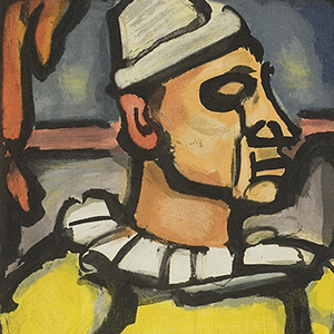 Rouault tête de clown